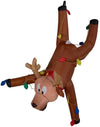 Gemmy 4ft Hanging On Reindeer Inflatable