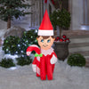 Gemmy Airblown Inflatable Elf on the Shelf with Candy Cane, 3.5 Feet Tall