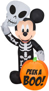 Gemmy Airblown Inflatable Halloween Skeleton Mickey Mouse