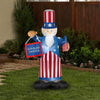 Lot of 100 Gemmy Patriotic Inflatable 6' Uncle Sam with American Flag