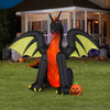 Gemmy 9 ft Animated Airblown Fire & Ice Dragon Inflatable