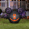Gemmy Airblown Inflatable 3 ft Mickey Mouse as Jack O' Lantern Bat