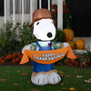 Gemmy Inflatable Snoopy As Scarecrow, 3.5 Feet
