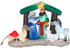 Gemmy Airblown Inflatable Nativity 6.5Ft Long