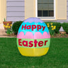 Gemmy Airblown Inflatable Easter Egg, 2.5 ft Tall, Multicolor